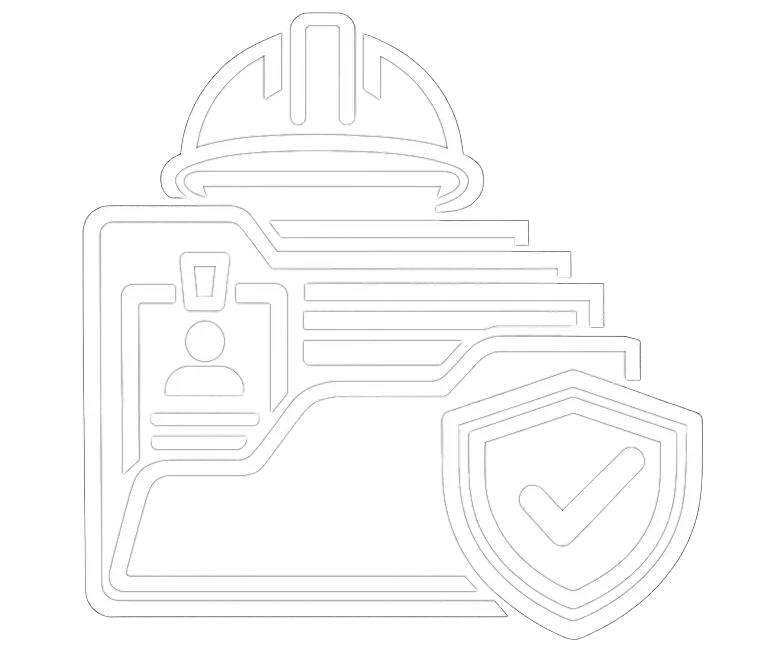 contractor record management icon